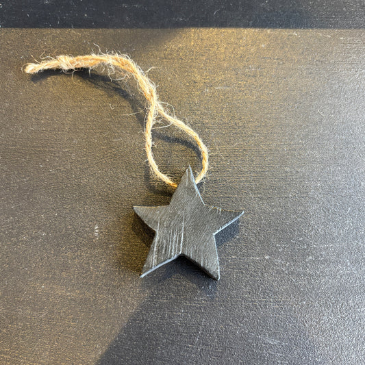 Mango Wood Star Ornament