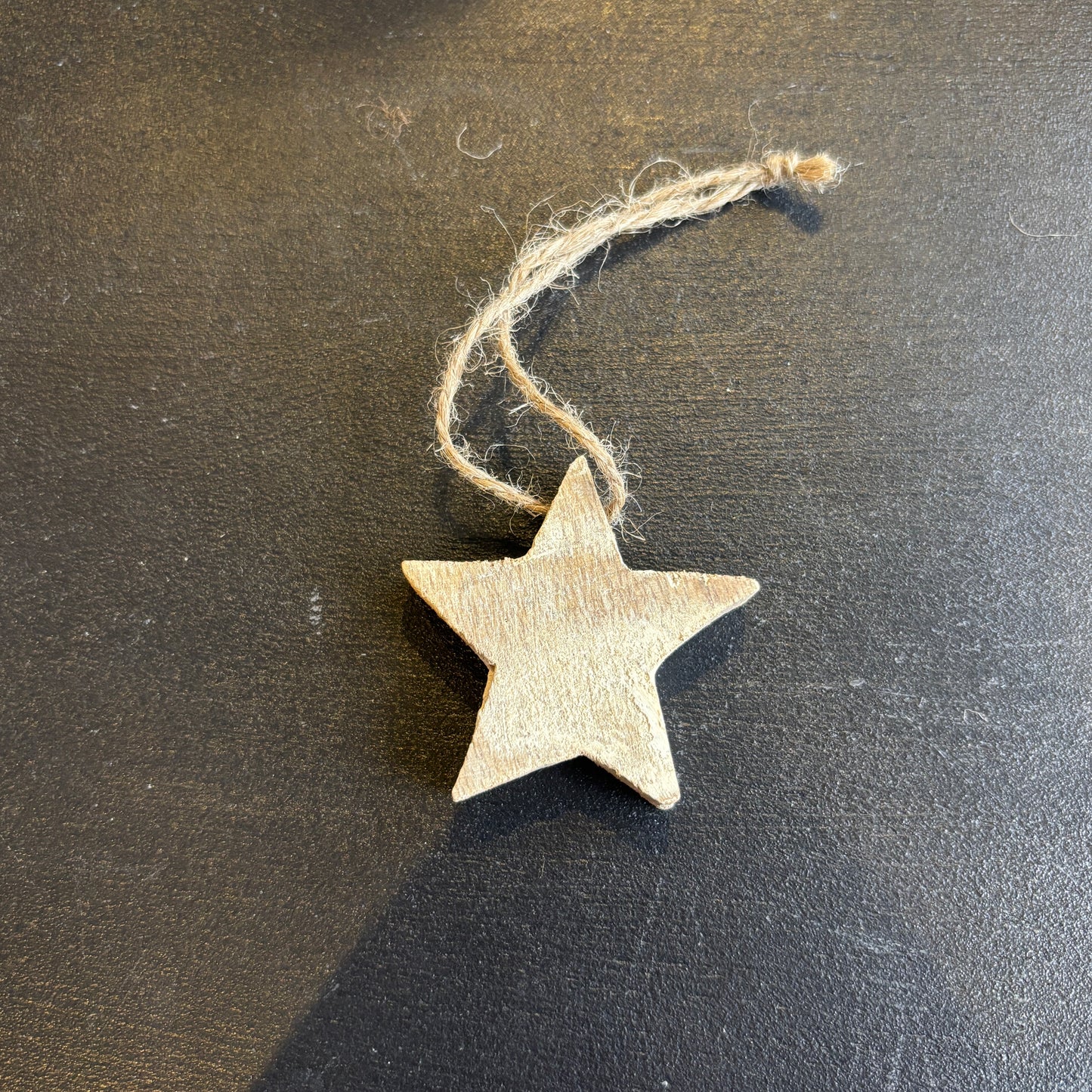 Mango Wood Star Ornament