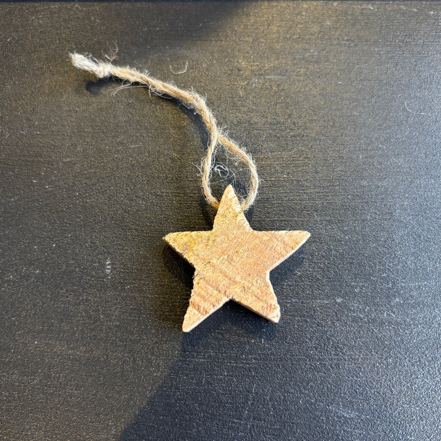 Mango Wood Star Ornament