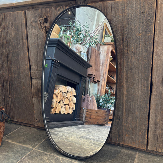Borba Oval Mirror - Black