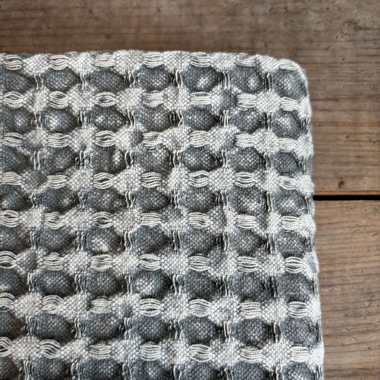 Stonewashed Waffle Weave Tea Towel