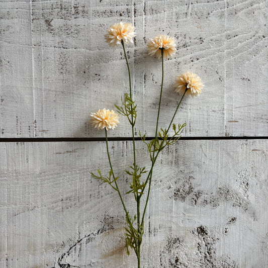 Faux Mini Chrysanthemum - Cream