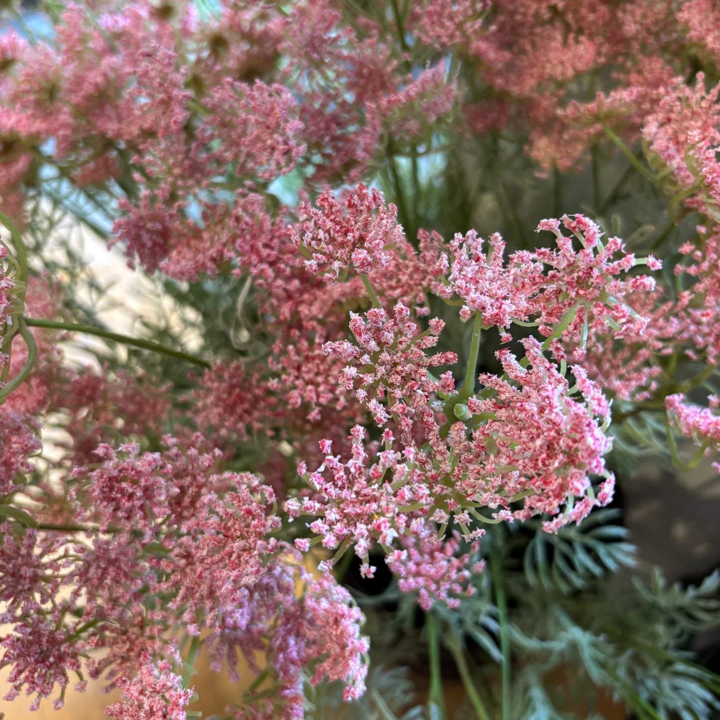 Faux Queen Anne's Lace Spray