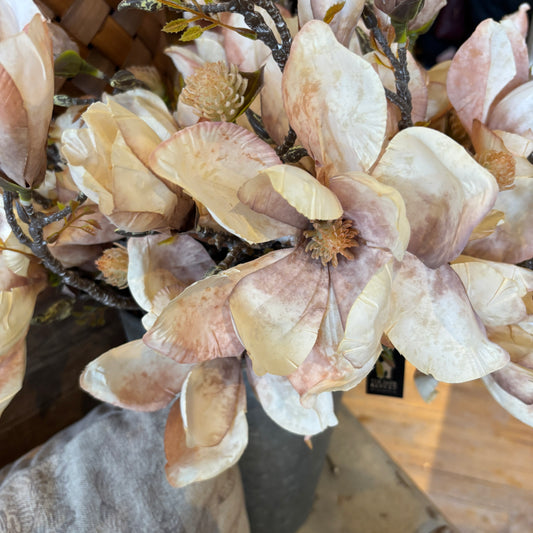 Faux Magnolia Branch - Blush