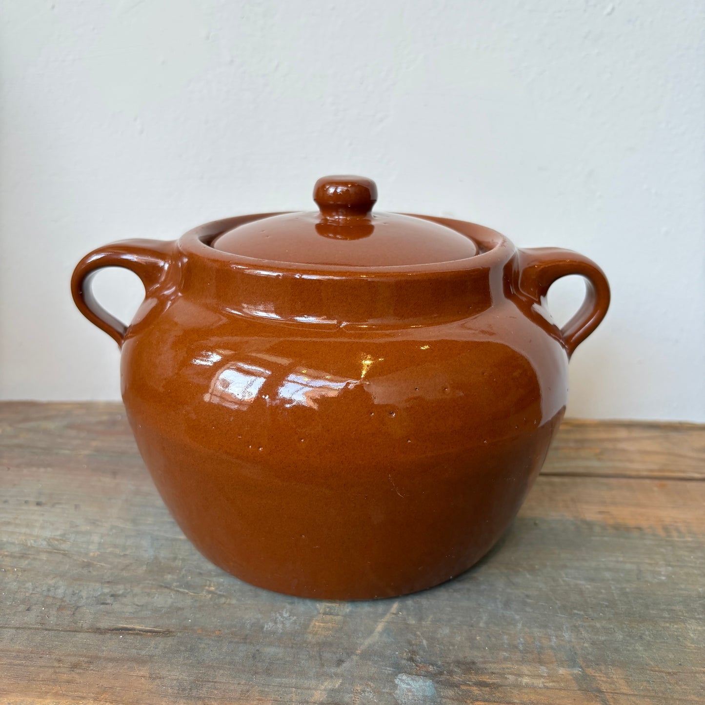 Vintage Alberta Potteries Bean Pot - SM