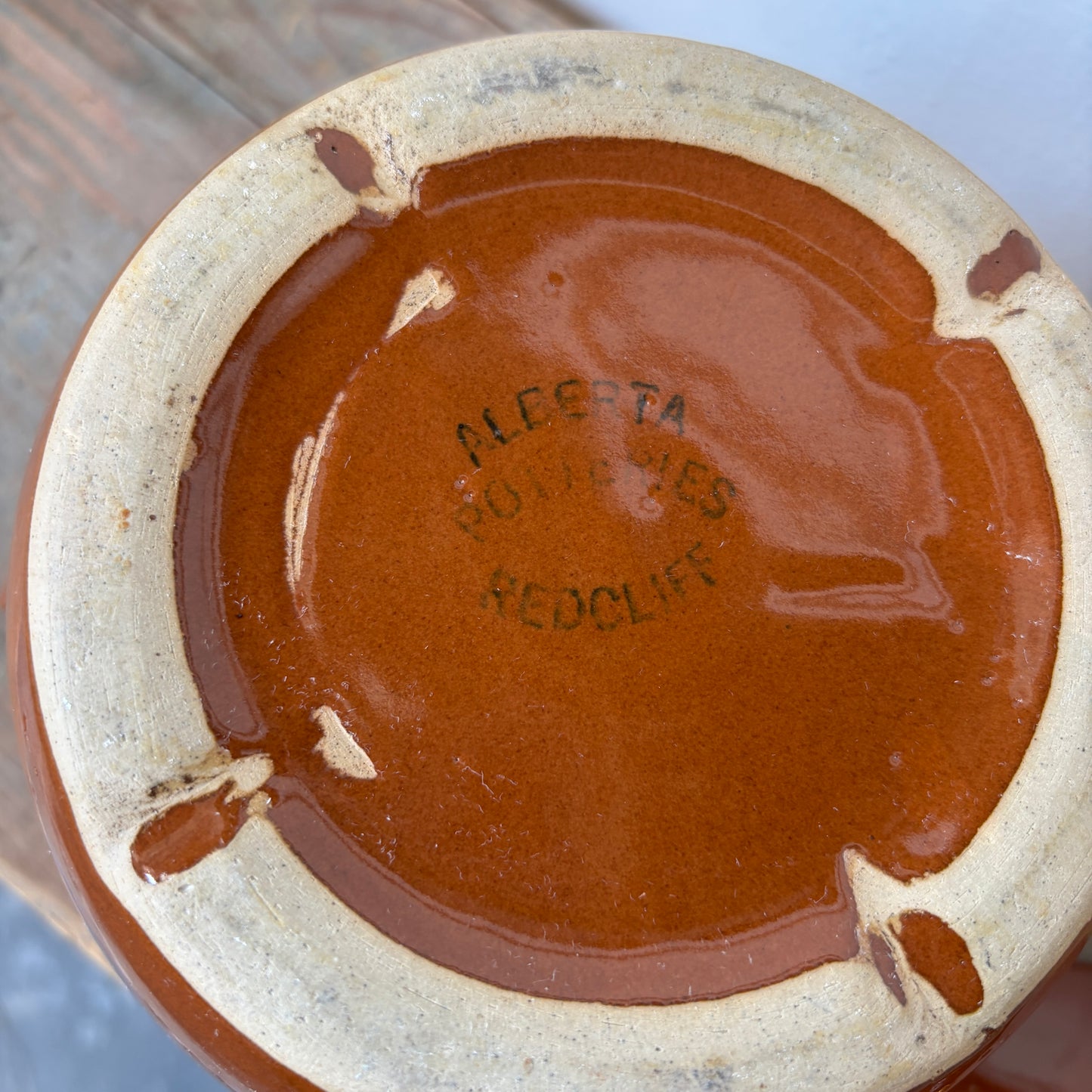 Vintage Alberta Potteries Bean Pot - SM