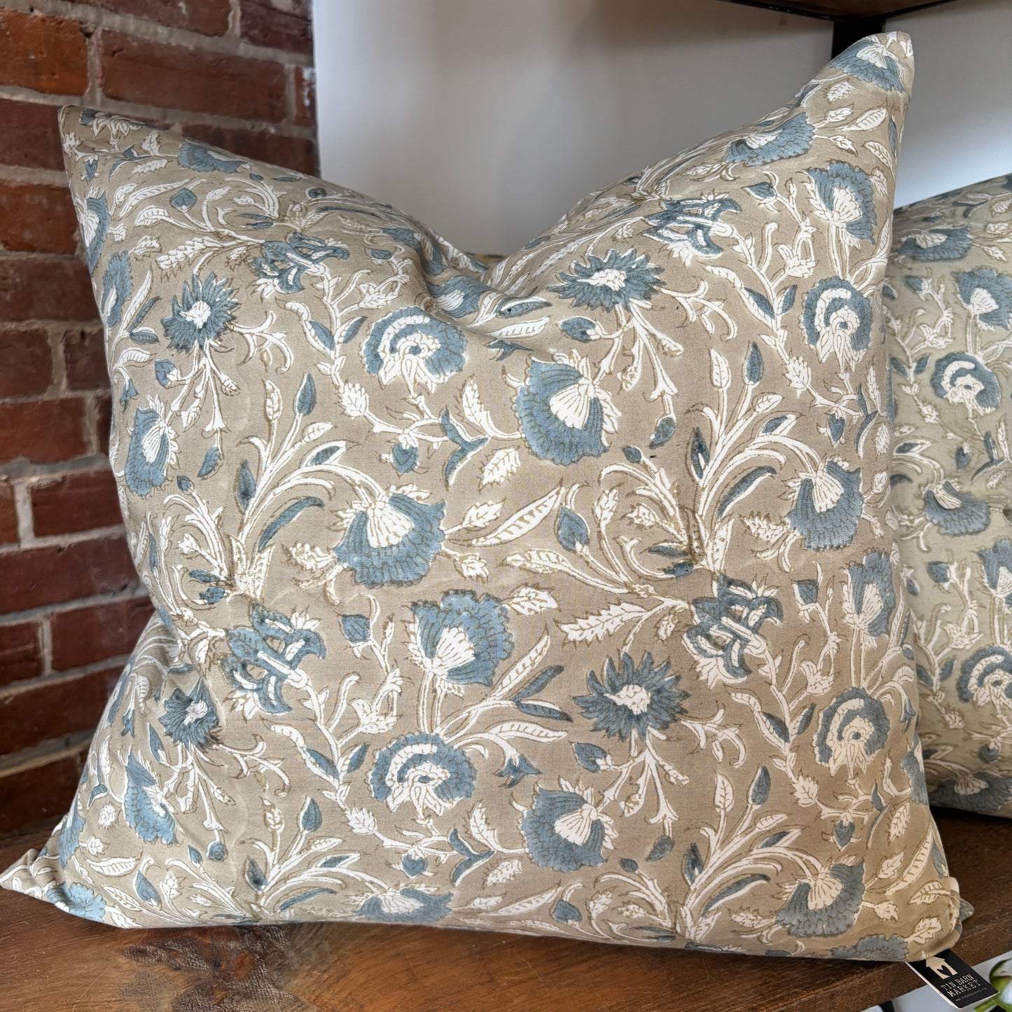 Shalini Block Print Pillow - 20x20