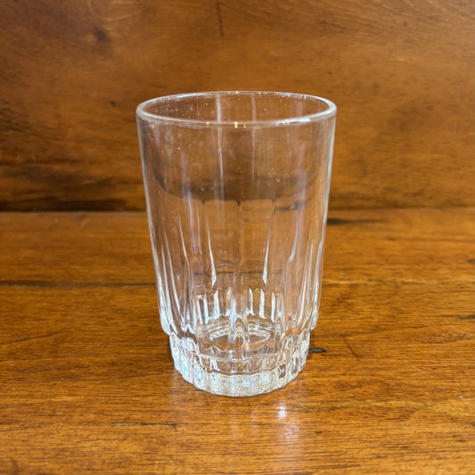 Vintage Glass w/ Diamond Design Bottom