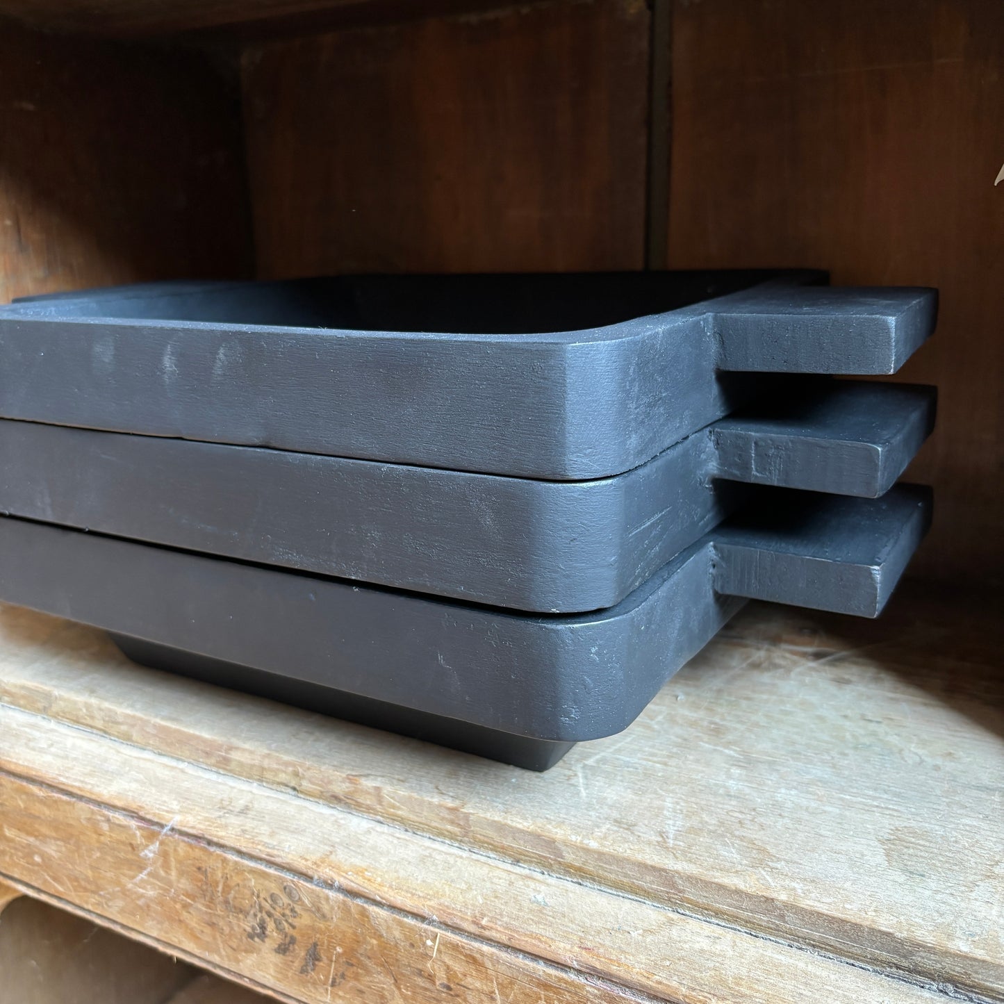 Matte Black Dough Bowl - Small