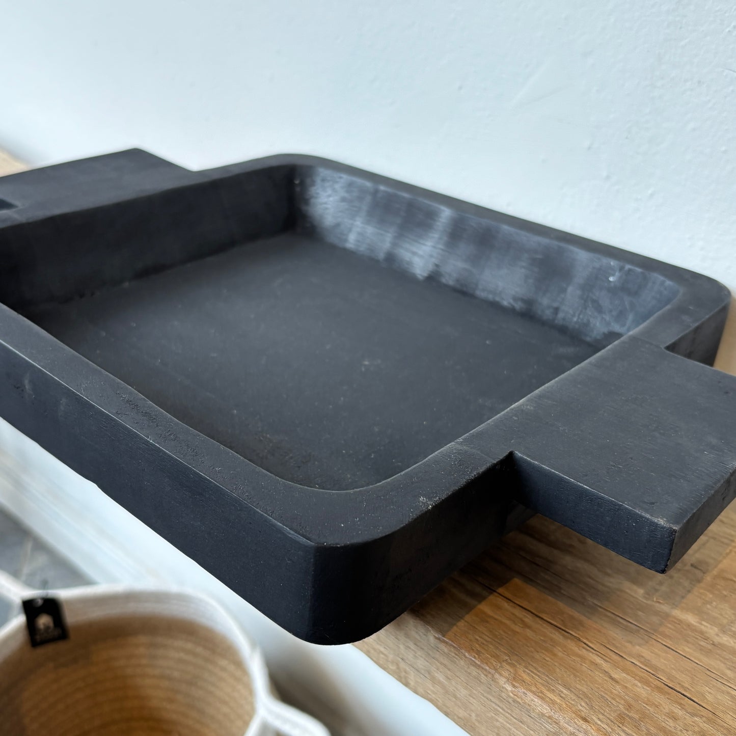 Matte Black Dough Bowl - Small