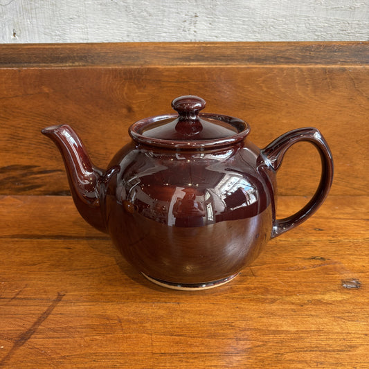 Vintage Sadler England Tea Pot - Dark Brown