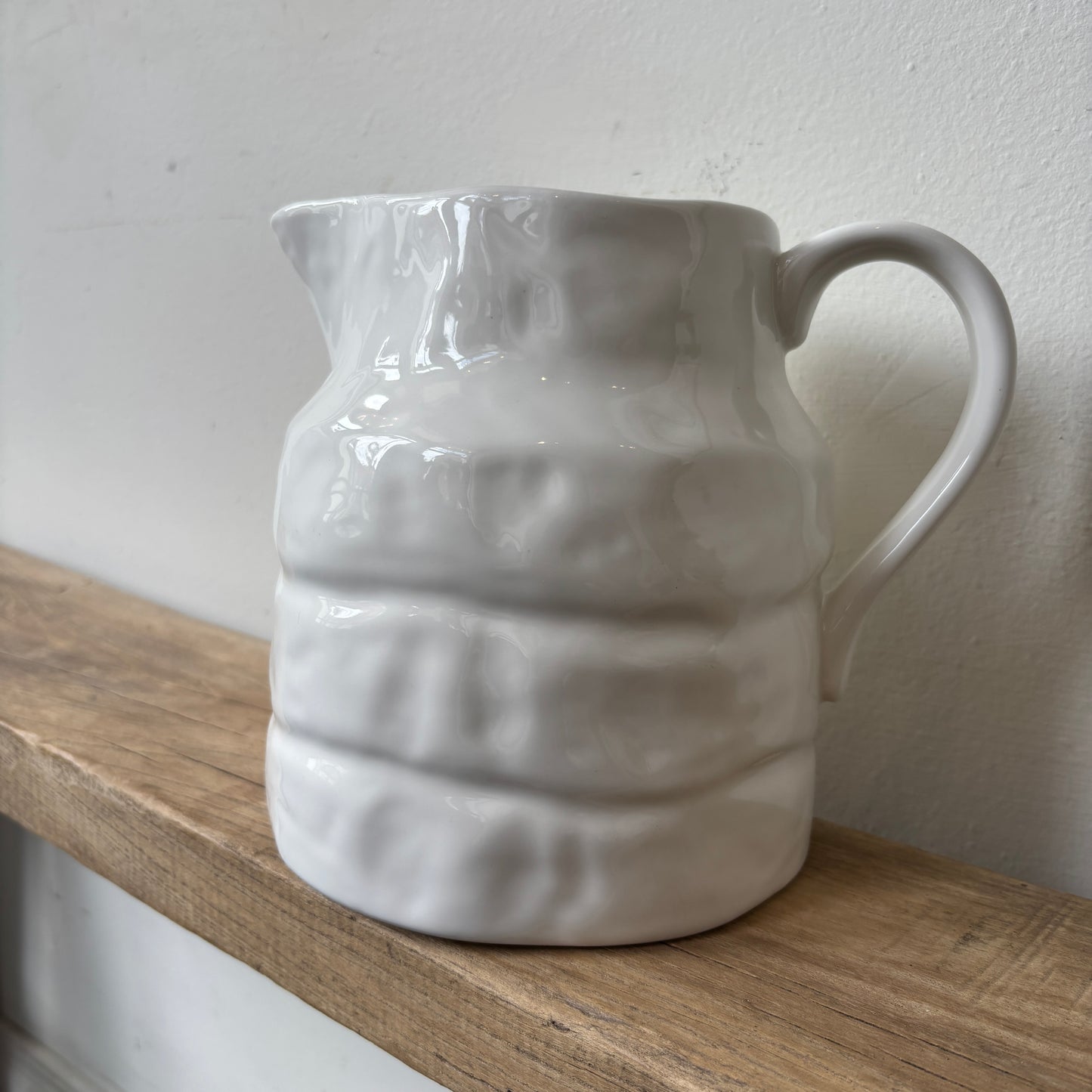Stoneware Pitcher - White