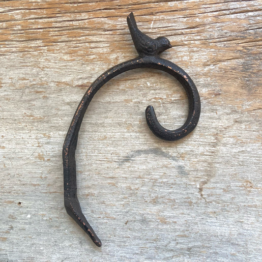 Cast Iron Bird Hook