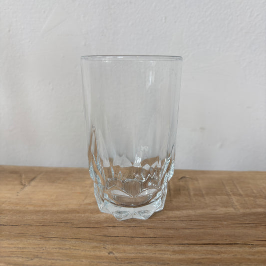 Vintage Juice Glass - Diamond Bottom