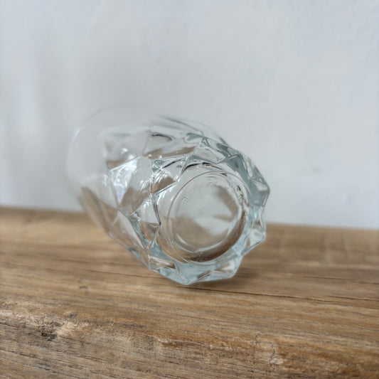 Vintage Juice Glass - Diamond Bottom