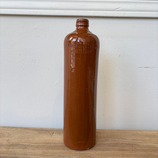 Vintage Erven Lucas Bols Amsterdam Bottle - 1L