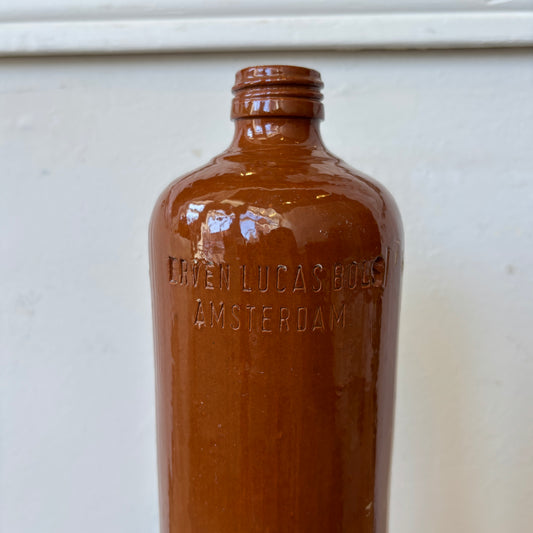 Vintage Erven Lucas Bols Amsterdam Bottle - 1L