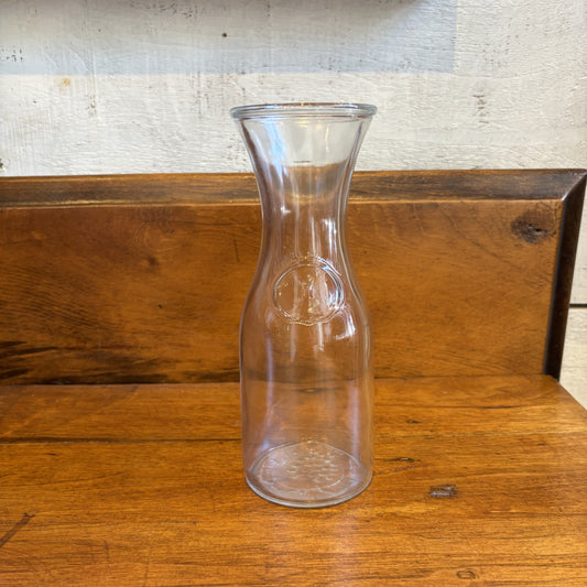 Vintage Glass Wine Carafe - Half Litre