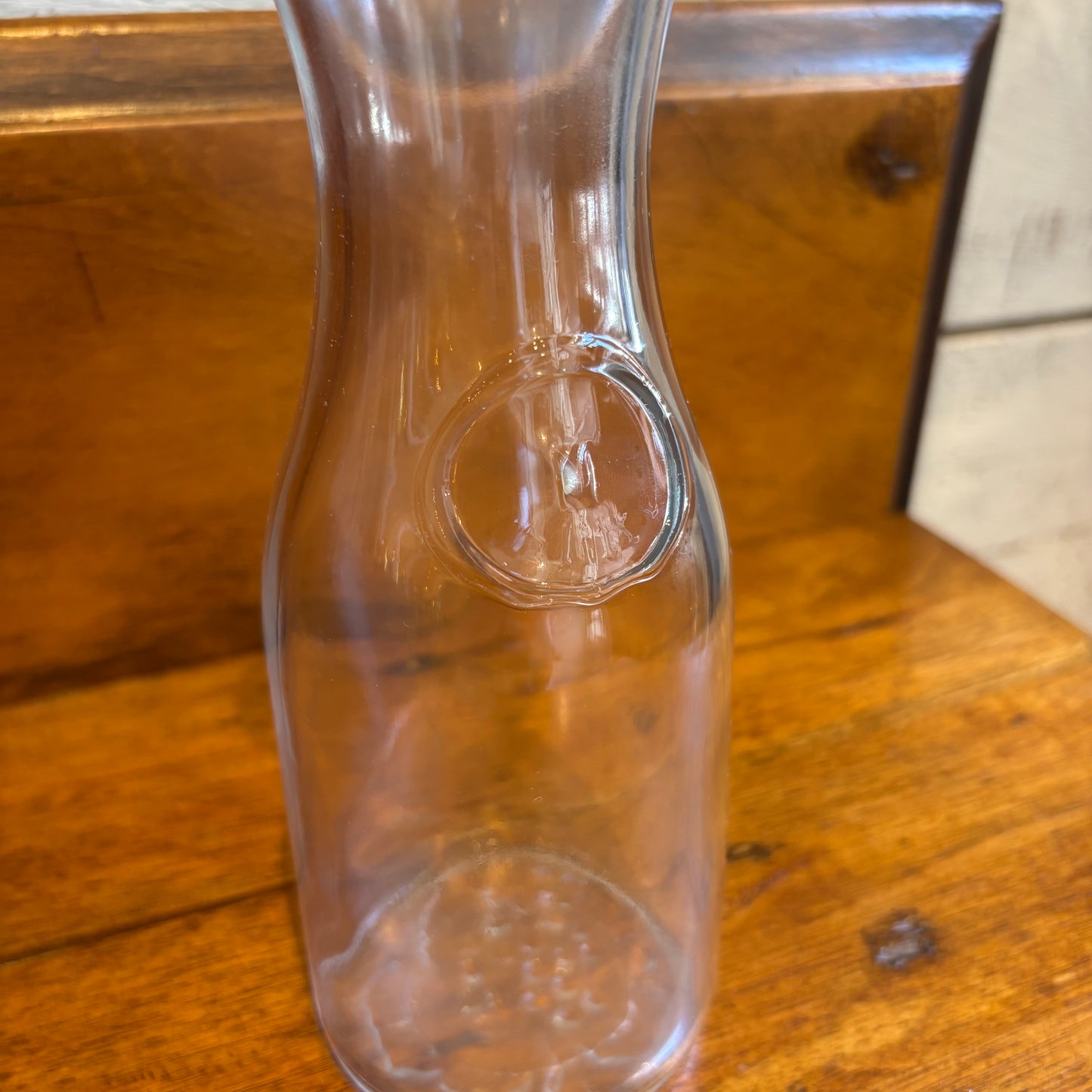 Vintage Glass Wine Carafe - Half Litre