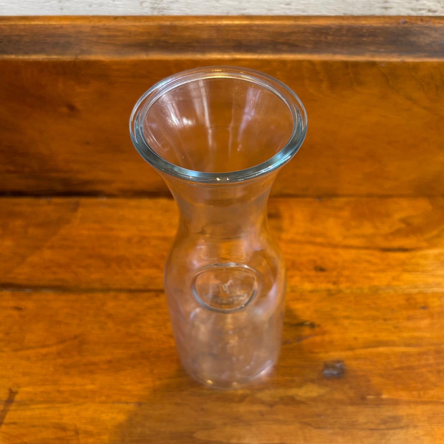 Vintage Glass Wine Carafe - Half Litre