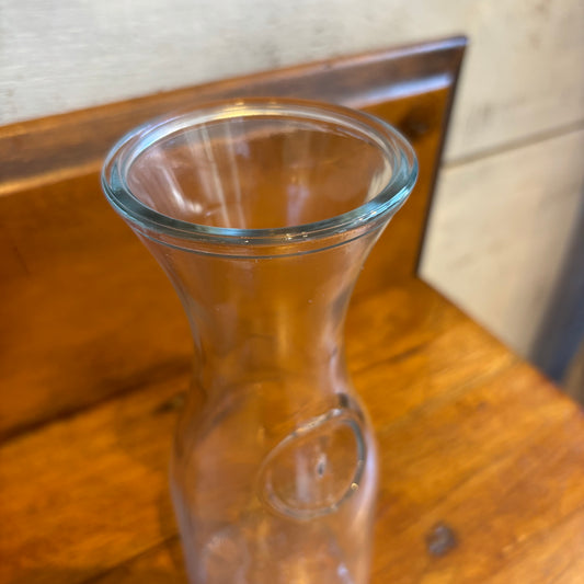 Vintage Glass Wine Carafe - Half Litre