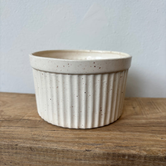 Speckled Cream Stoneware Ramekin Dish