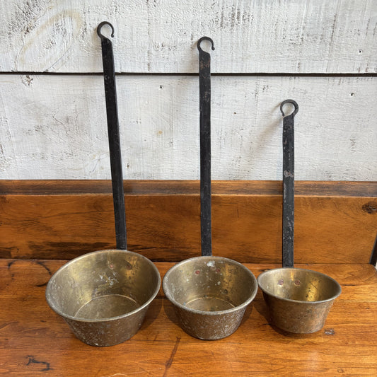 Vintage Metal & Brass Ladles