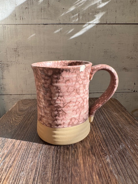 Stoneware Pottery Mug - Rose