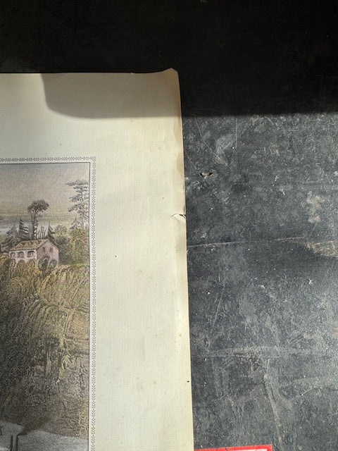 Vintage Ben Babelowsky Print - The Rideau Canal, Bytown