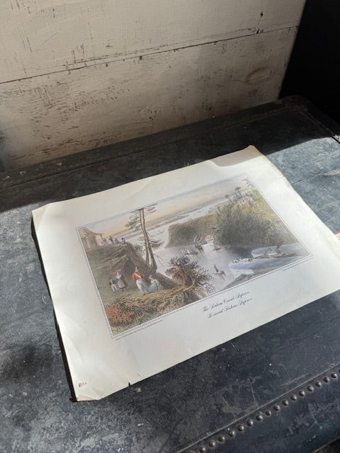 Vintage Ben Babelowsky Print - The Rideau Canal, Bytown
