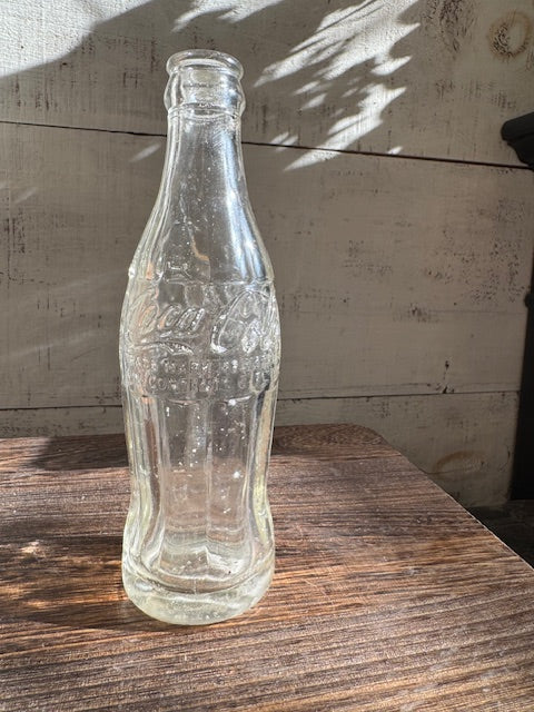 Vintage Coca Cola Glass Bottle