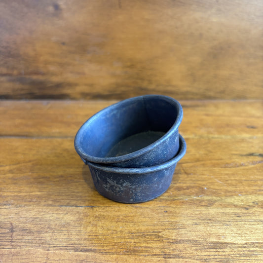 Antique Mini Baking Mold - Round