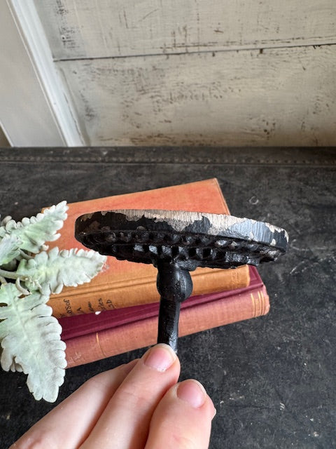 Oval Wall Hook - Black