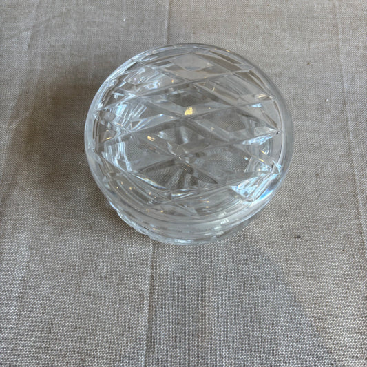 Vintage Patterned Glass Trinket Dish