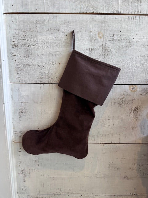 Vera Velvet Stocking - Sangria