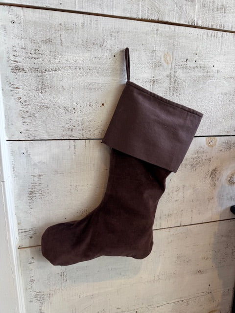 Vera Velvet Stocking - Sangria