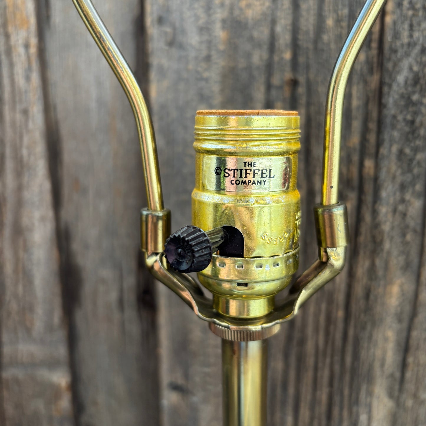 Vintage Ornate Brass Stiffel Table Lamp