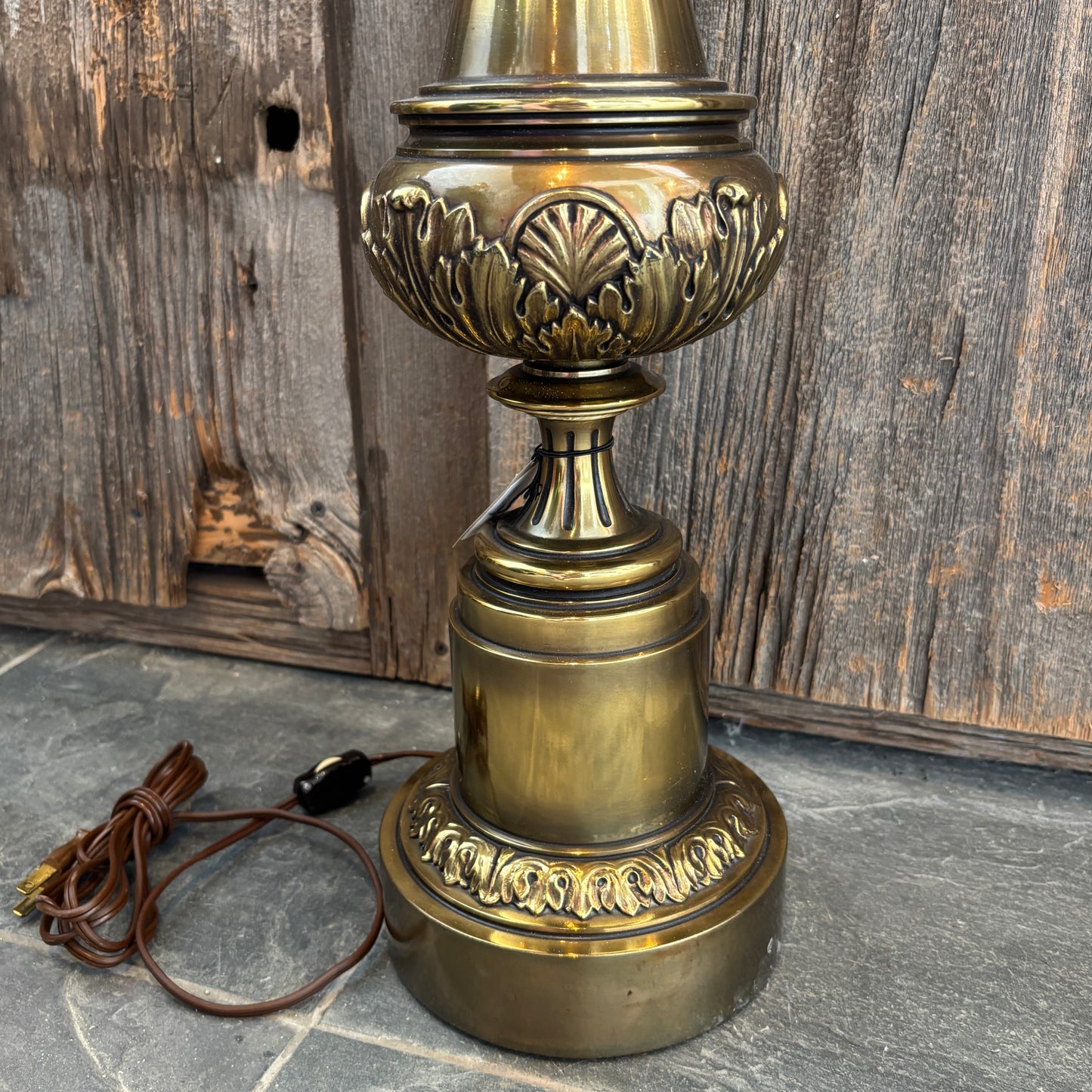 Vintage Ornate Brass Stiffel Table Lamp