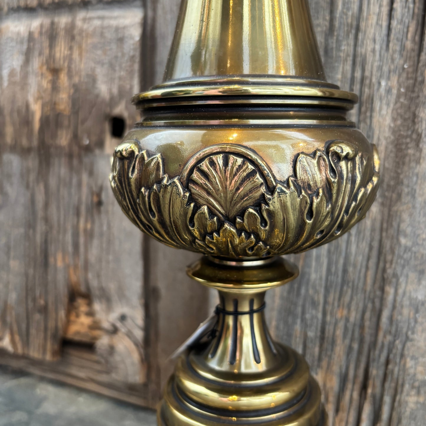 Vintage Ornate Brass Stiffel Table Lamp