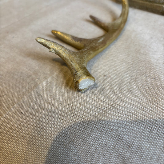 Gold Deer Statue - Sitting