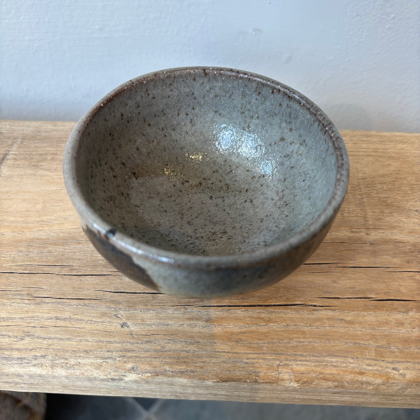Small Speckled Pottery Bowls