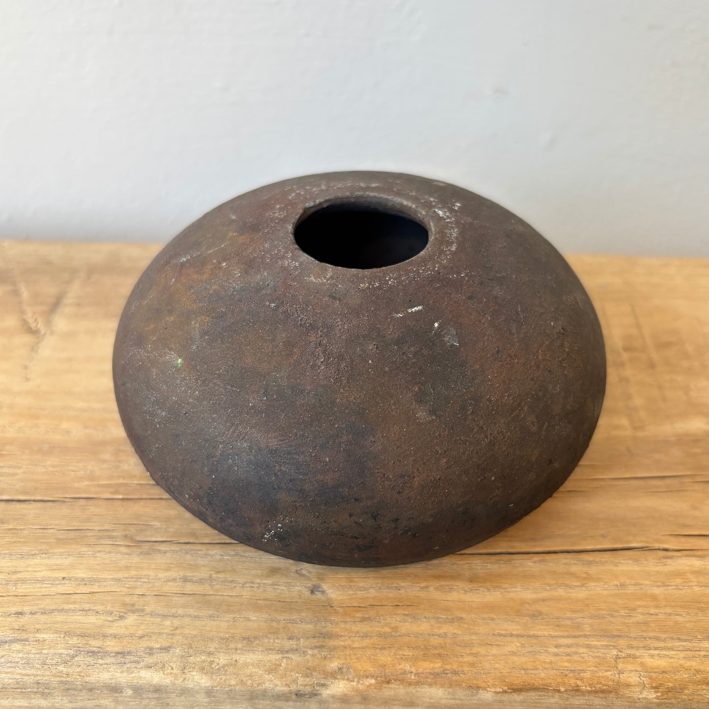 Burnt Terracotta Bud Vase - Oval