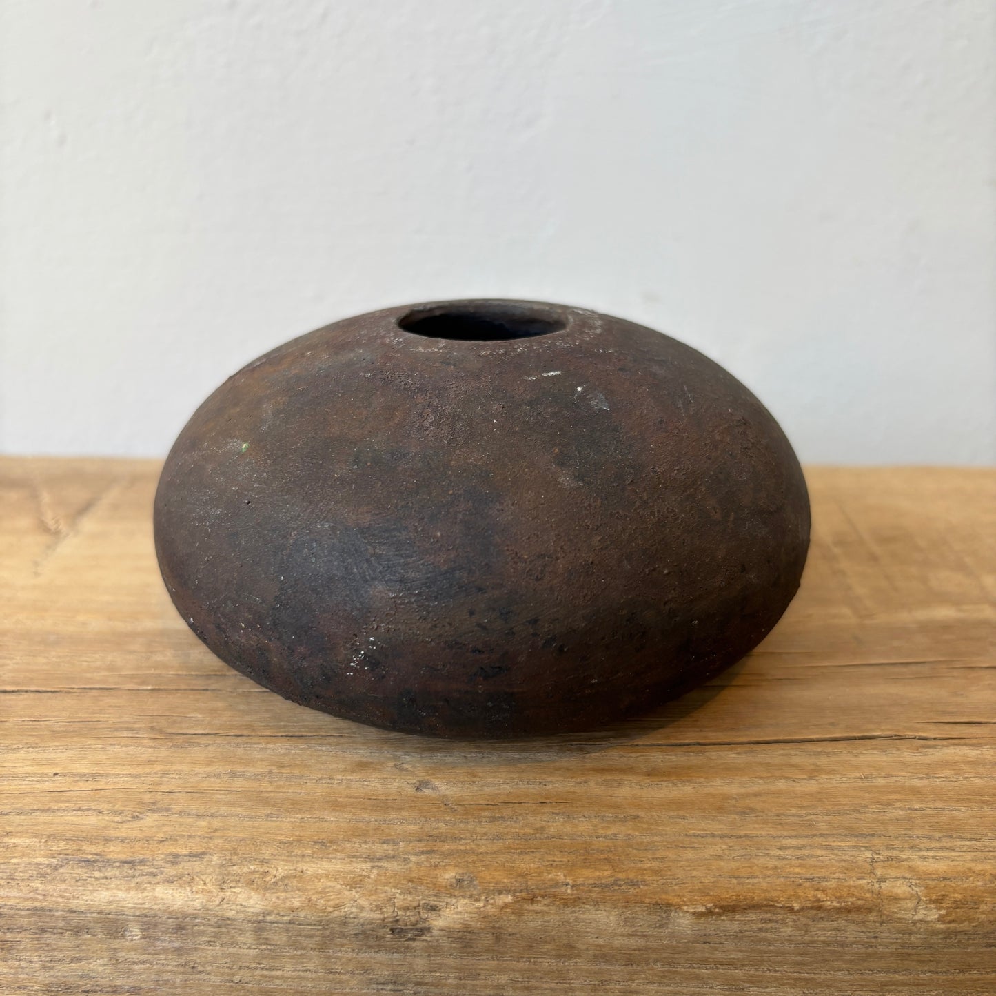 Burnt Terracotta Bud Vase - Oval