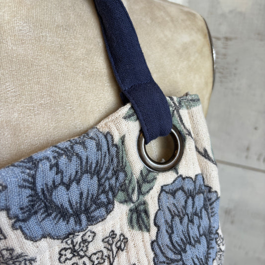 Blue Floral Apron