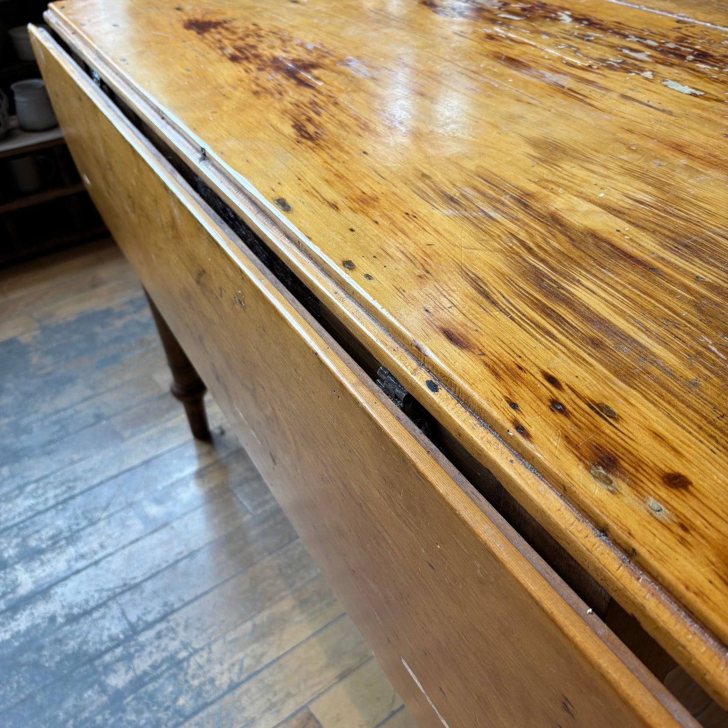 Antique Drop Leaf Dining Table