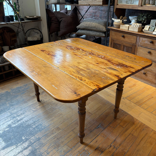 Antique Drop Leaf Dining Table