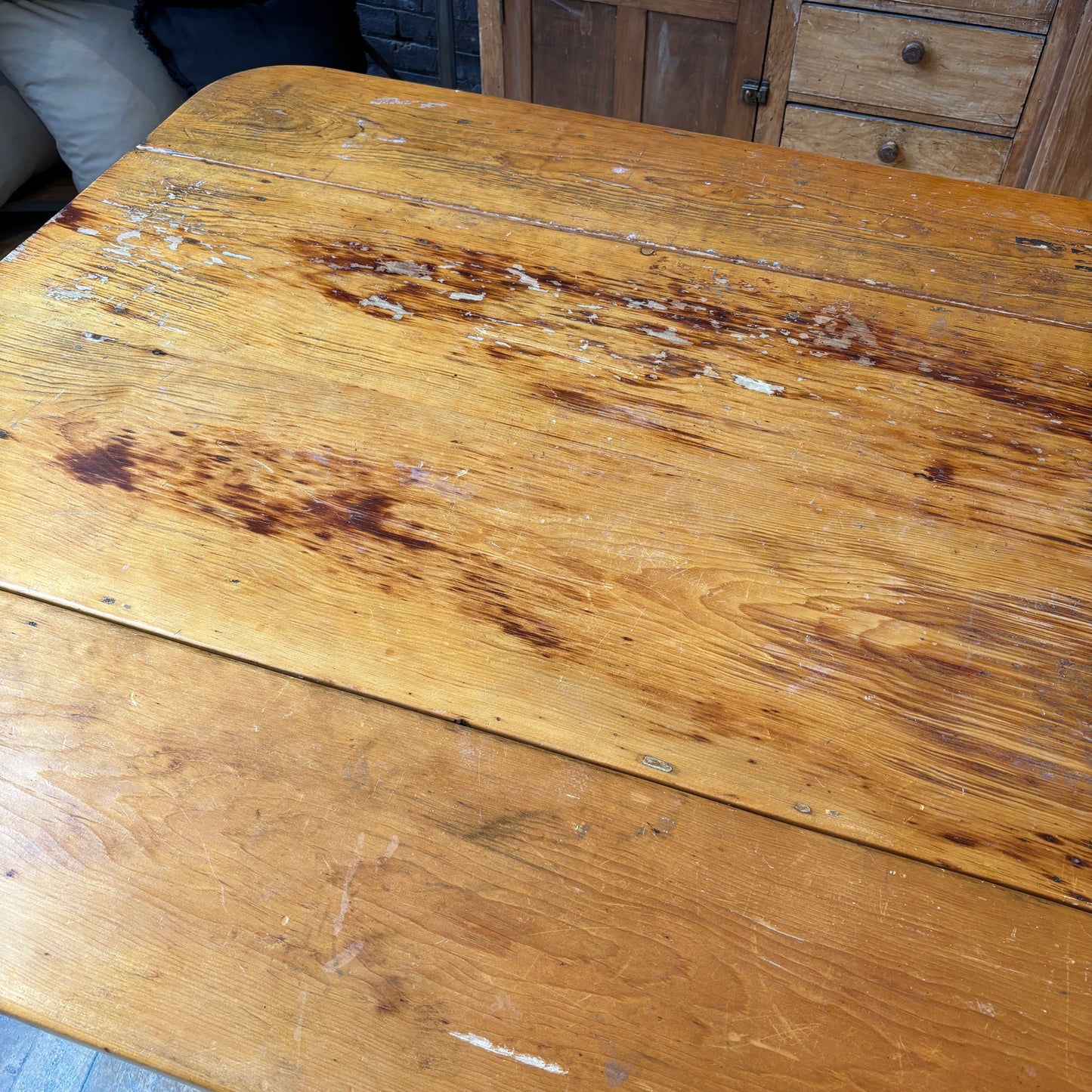 Antique Drop Leaf Dining Table