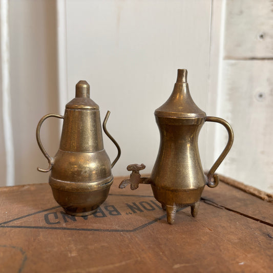 Miniature Brass Kitchen Items  - Set of 2