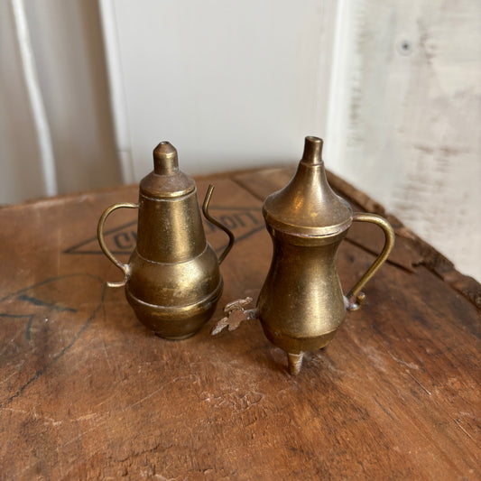 Miniature Brass Kitchen Items  - Set of 2