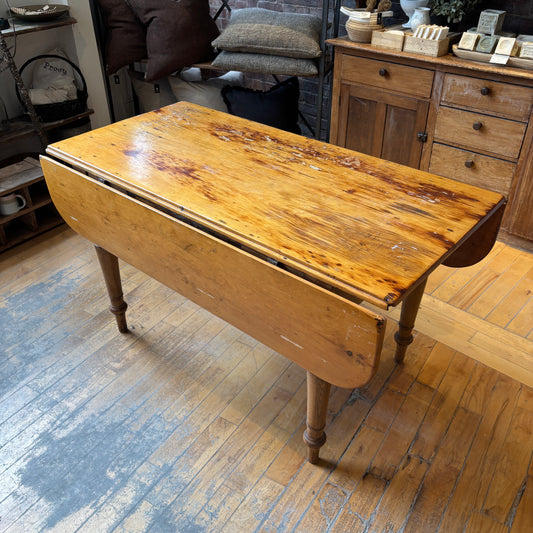 Antique Drop Leaf Dining Table